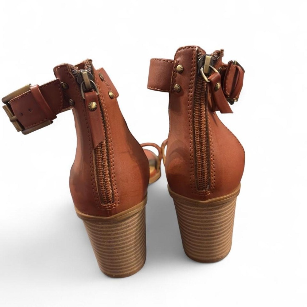 G.H. Bass brown leather sandals - Picture 4 of 8
